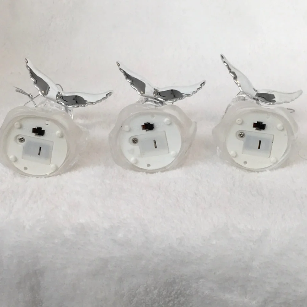 3 LED color changing acrylic Angel ornaments light up multicolor NWT - Picture 8 of 9